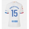 Barcelona Andreas Christensen #15 Bortedrakt 2023-24 Kortermet